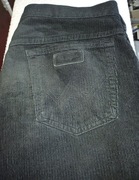WRANGLER TEXAS Stretch, W36 L30, CZARNY SZTRUKS