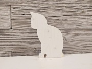 -50% Kot z drewna ; Figurka z drewna ; Figurki z drewna ; 5szt.