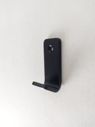 Wieszak haczyk metalowy czarny na ubrania loftowy