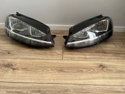 KOMPLET LAMP LEWA + PRAWA, REFLEKTOR LEWY I PRAWY, VW GOLF 7 VII FL