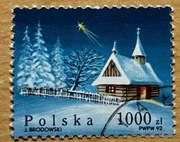 3268, * kasowany, Boże Narodzenie