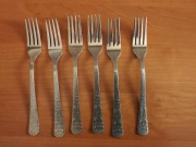 Widelce nierdzewne Vintage ZSRR - cena za całość 