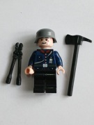 Figurka żołnierza niemieckiego 4 krotny nadruk WW2 kompatybilne z Lego