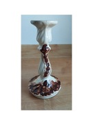 Świecznik z fajansu 