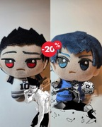 Zestaw 2 Breloków/Pluszaków Blue Lock – Isagi + Barou Nowe – Wyprzedaż -20%