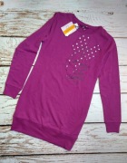 146 OVS Bawełniana tunika bluza z długim rękawem