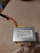 Transformator sieciowy 230v ac12v /1.5A Ac8v/0.6A