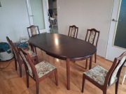 stół owalny rozkładany 6 osobowy