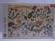 PUZZLE TREFL zioła LECZNICZE 500 elementów GRA FAMILIJNA WYSOKA jakość!