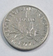 449. Francja 1 frank 1977 rok
