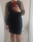 MEGABRAND sukienka koktajlowa glamour przed kolano rozmiar uniwersalny