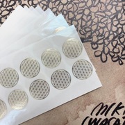 Flower of Life Pattern Sticker - gold foils