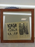 Stara rycina z francuskiego magazynu mody Grands Magasins de la Samaritaine