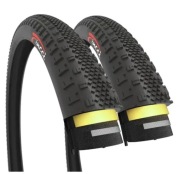Fincci Zestaw opon 700x38C Gravel i 2 dętki nylonowa ochrona 1mm 