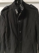 Lansier płaszcz czarny wiosenny męski L 