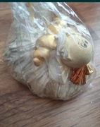 Ozdoba wielkanocna Baranek z dzwoneczkiem 17 cm