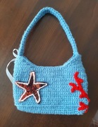 Torebka wykonana na szydełku 