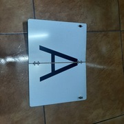 Tablica "A" składana , przwóz odpadów