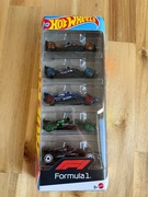 Hot Wheels Formuła 1 Race Team JGF58 (5 szt.) 5-pack 