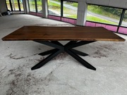 UNIKAT Stół z drewna egzotycznego Amerykański Orzech nowoczesny 94-98 x 205