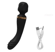 Wibrator AV dla kobiet Masażer pochwy USB Akumulator 2 silniki plus gratis
