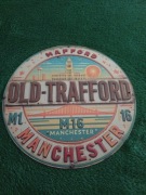 Tablica metalowa do powieszenia Old- Trafford średnica 20 cm 