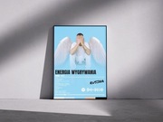 Plakat Rusina "Energia wygrywania" bez ramki a3