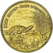 2 zł Żółw Błotny 2002r