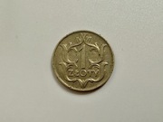 ZABYTKOWA MONETA 1 ZŁOTY 1929 | POLSKA II RP | ORZEŁ PIASTOWSKI