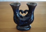 Świecznik ceramiczny PRL