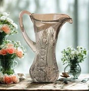 Szklany kryształowy dzbanek/karafka