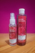 Zestaw kosmetyków do ciała AVON Senses Raspberry Delight