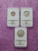 2 Zł 1933 5 Zł 1933 10 Zł 1933 GŁOWA KOBIETY SREBRO AU 53