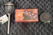 Lampy ogrodowe solarne + LED na baterie