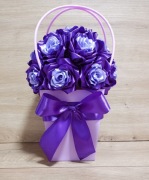 Bukiet w koszyczku Dzień Babci i Dziadka 