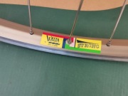 kOŁO 26 ' VUELTA STRONG Piasta SHIMANO ALIVIO Parallax złota obręcz PIĘKNE 