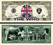 The Who gwiazdy estrady banknot kolekcjonerski