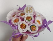 Słodki Bukiet z 12 szt lizaków Chupa Chups komunia, urodziny, Dzień dziecka