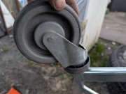 Kółka od wózka marketowego Manzi 12cm sr