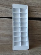 Pojemnik na kostki lodu – biały | 30,5 x 10,5 cm | Kostkarka