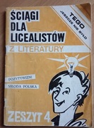 Ściągi dla licealistów z literatury zeszyt 4