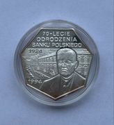 Moneta kolekcjonerska 300 000 zł Bank Polski 1994 srebrna uncja 1oz