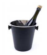 Wiaderko do szampana COOLER czarny DUŻE - NOWE