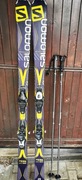 Narty Salomon +kijki Atomic +pokrowiec Atomic 