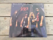 Slayer DECADE OF AGGRESSION LIVE orange vinyl 2 LP