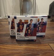 Barcelona team set 25/26 topps - box z kartami piłkarskimi 