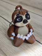 Uroczy Breloczek Leniwiec - Twój Słodki Towarzysz -Brelok Druk3d Keychain 