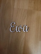 Drewniany napis imię 4,6 cm