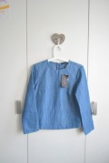 ZARA nowa bluzka jeansowa XS minimalizm premium scandi
