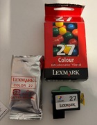 LEXMARK WKŁAD TUSZ GŁOWICA 27 KOLOR ORYGINAŁ  PUSTY